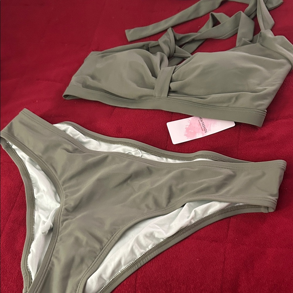 Seafoam Green Bikini Set
